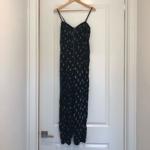 Anthropologie ZIP Up Jumpsuit (Navy SZ 8)